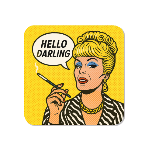 Hello Darling - Magnet by Ms Doodle