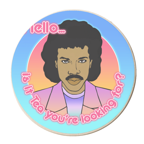 Hello... Is it Tea you're looking for - personalised beer coaster by Bite Your Granny