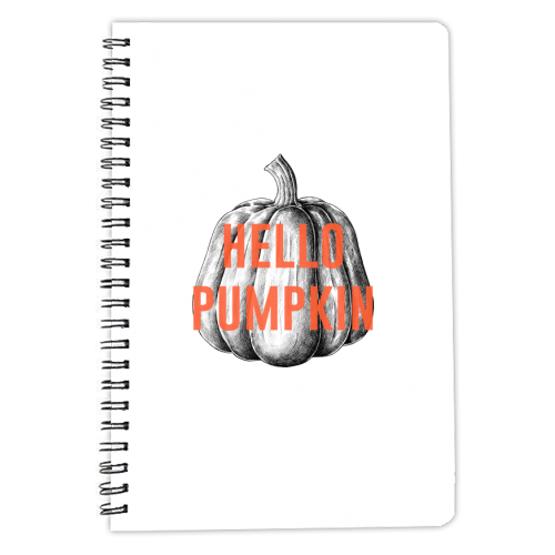 Hello Pumpkin - personalised A4, A5, A6 notebook by The 13 Prints