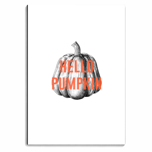 Hello Pumpkin - personalised A4, A5, A6 notebook by The 13 Prints