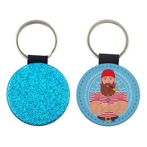 Hello Sailor Wellerman Sea Shanty - keyring by Claire Atwood