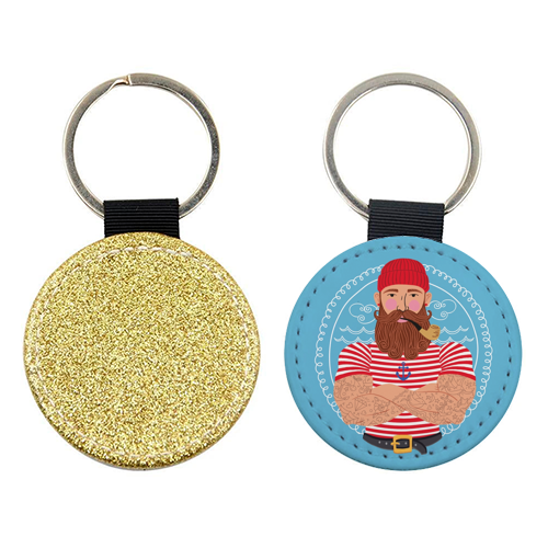 Hello Sailor Wellerman Sea Shanty - keyring by Claire Atwood