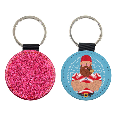 Hello Sailor Wellerman Sea Shanty - keyring by Claire Atwood