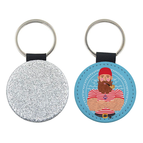 Hello Sailor Wellerman Sea Shanty - keyring by Claire Atwood