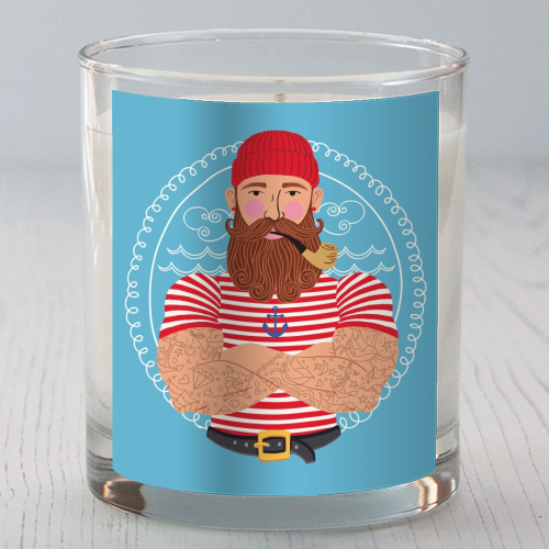 Hello Sailor Wellerman Sea Shanty - scented candle by Claire Atwood