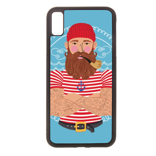 Hello Sailor Wellerman Sea Shanty - stylish phone case by Claire Atwood