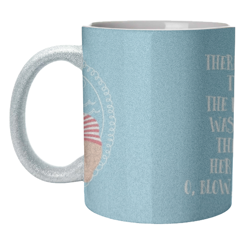 Hello Sailor Wellerman Sea Shanty - unique mug by Claire Atwood