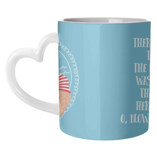Hello Sailor Wellerman Sea Shanty - unique mug by Claire Atwood