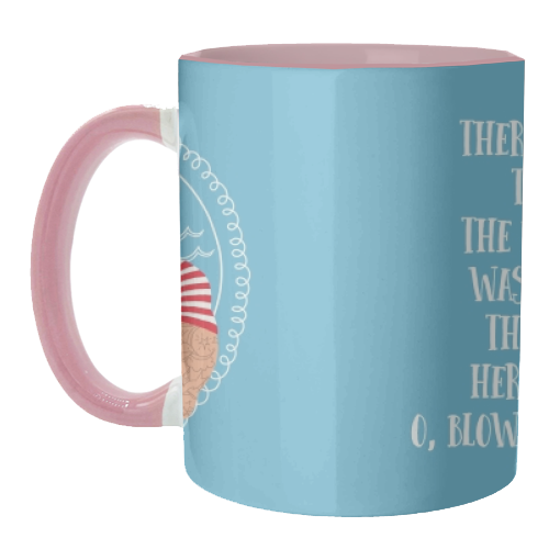 Hello Sailor Wellerman Sea Shanty - unique mug by Claire Atwood