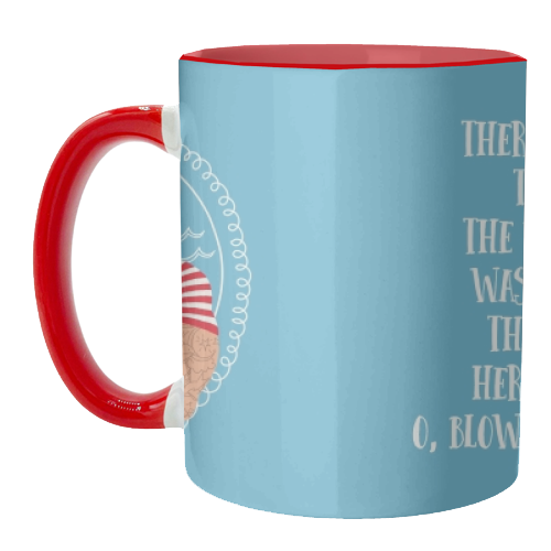 Hello Sailor Wellerman Sea Shanty - unique mug by Claire Atwood