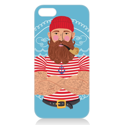 Hello Sailor Wellerman Sea Shanty - unique phone case by Claire Atwood