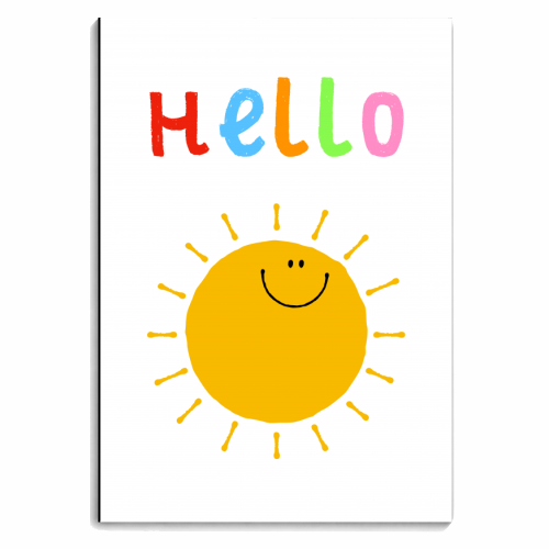 Hello Sunshine - personalised A4, A5, A6 notebook by Adam Regester