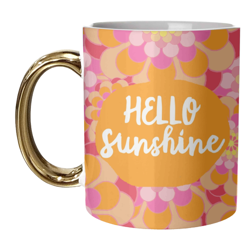 Hello Sunshine - unique mug by Giddy Kipper