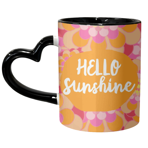 Hello Sunshine - unique mug by Giddy Kipper