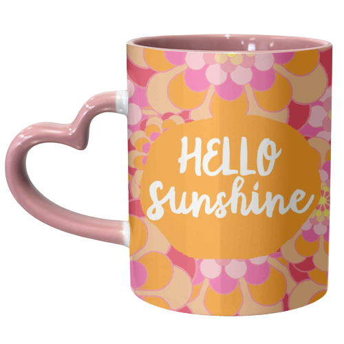 Hello Sunshine - unique mug by Giddy Kipper