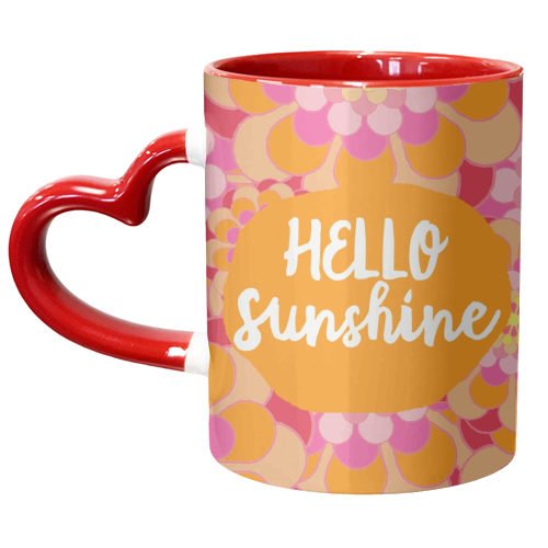 Hello Sunshine - unique mug by Giddy Kipper
