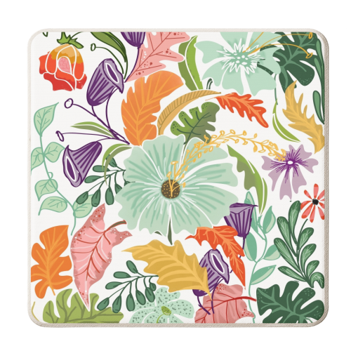 Hello Tropical - personalised beer coaster by Uma Prabhakar Gokhale