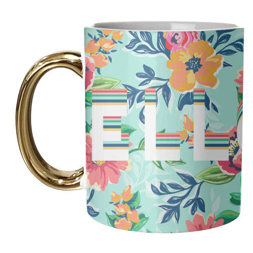 HELLO - unique mug by The 13 Prints