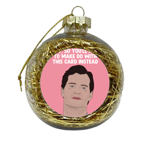 Henry Cavill - xmas bauble by Pink and Pip