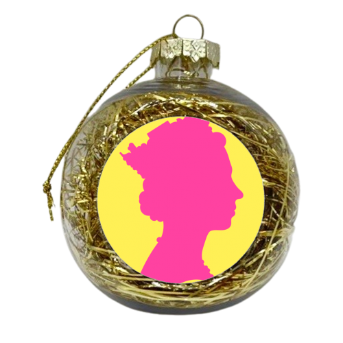 Her Majestic Majesty - xmas bauble by Adam Regester