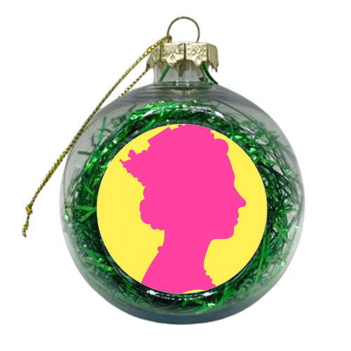 Her Majestic Majesty - xmas bauble by Adam Regester