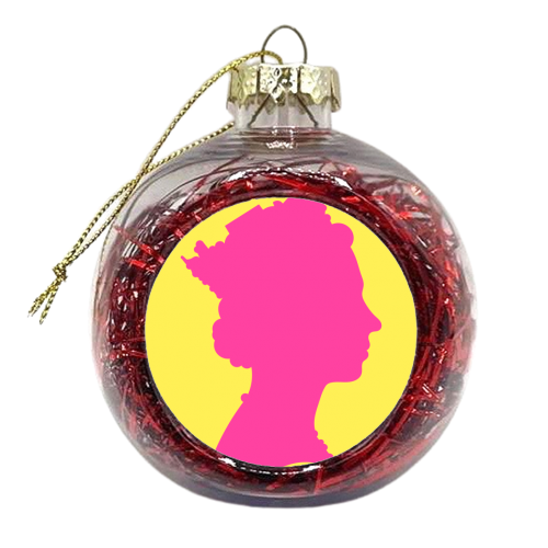 Her Majestic Majesty - xmas bauble by Adam Regester