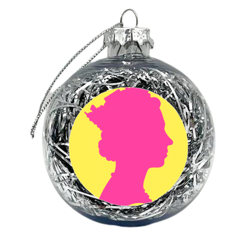 Her Majestic Majesty - xmas bauble by Adam Regester