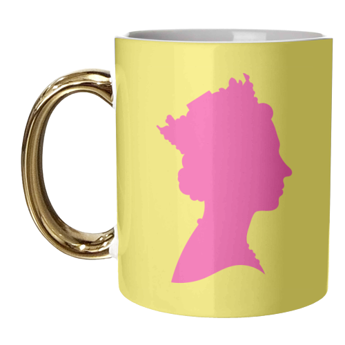 Her Majestic Majesty - unique mug by Adam Regester