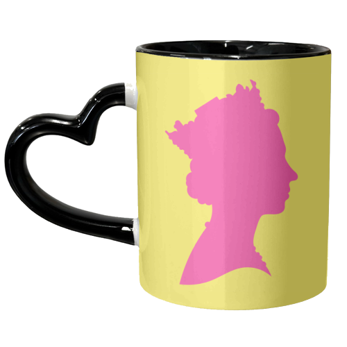 Her Majestic Majesty - unique mug by Adam Regester