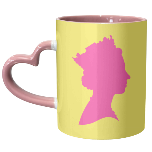 Her Majestic Majesty - unique mug by Adam Regester
