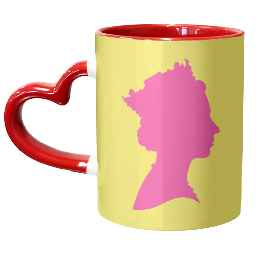 Her Majestic Majesty - unique mug by Adam Regester
