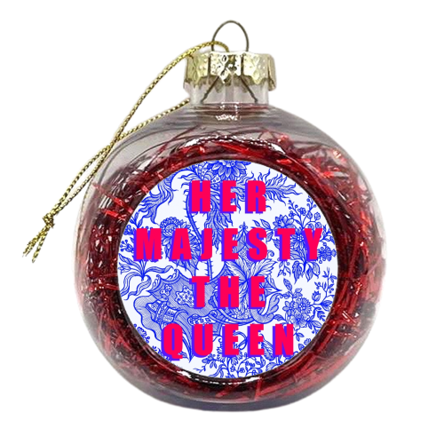 Her Majesty The Queen - xmas bauble by Eloise