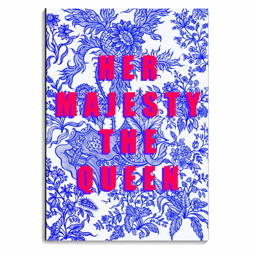 Her Majesty The Queen - personalised A4, A5, A6 notebook by Eloise
