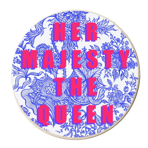 Her Majesty The Queen - personalised beer coaster by Eloise