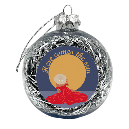 Here Comes The Sun - xmas bauble by Luxe and Loco