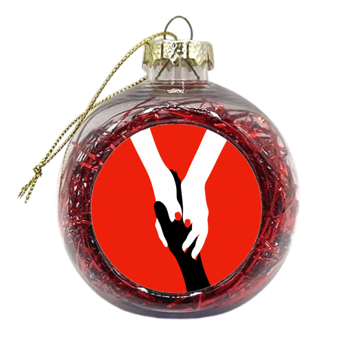 Here For You - xmas bauble by Adam Regester