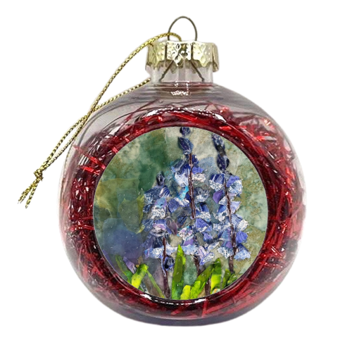 Herefordshire Bluebells - xmas bauble by Barbara Shaw