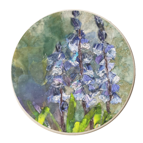 Herefordshire Bluebells - personalised beer coaster by Barbara Shaw