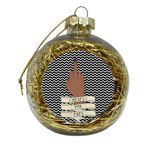 Hexes for Exes (S2N2) - xmas bauble by LozMac