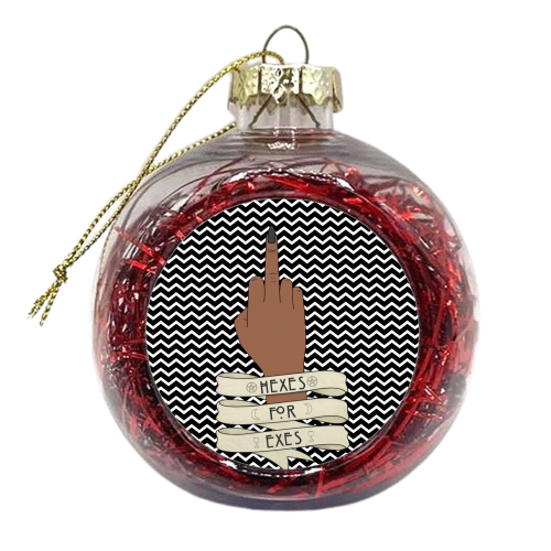 Hexes for Exes (S2N2) - xmas bauble by LozMac