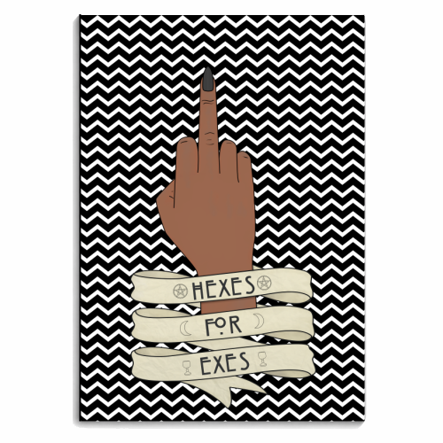 Hexes for Exes (S2N2) - personalised A4, A5, A6 notebook by LozMac