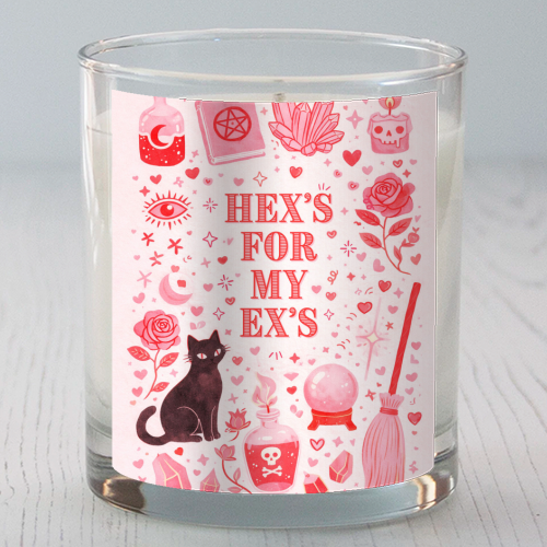 Hex's for my Ex's - scented candle by Lilly Rose