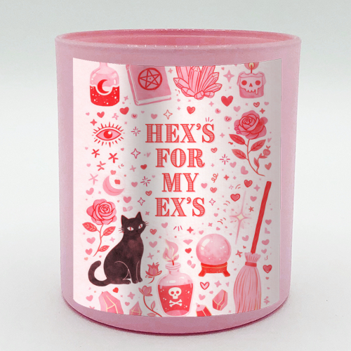 Hex's for my Ex's - scented candle by Lilly Rose
