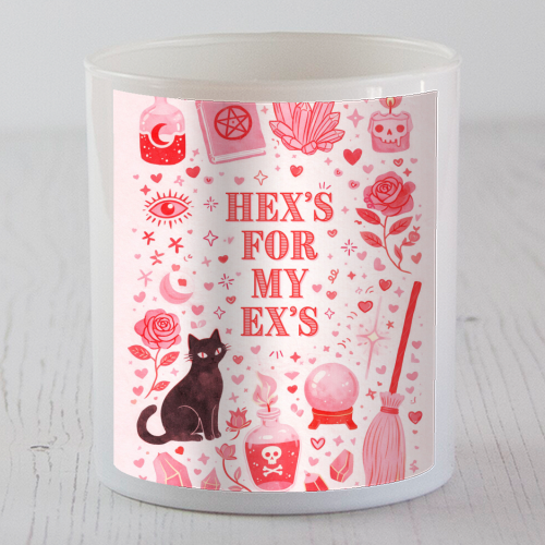 Hex's for my Ex's - scented candle by Lilly Rose