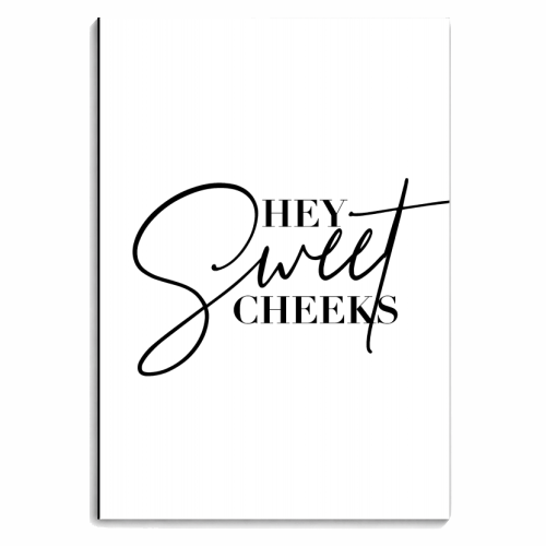 Hey Sweet Cheeks - personalised A4, A5, A6 notebook by Toni Scott