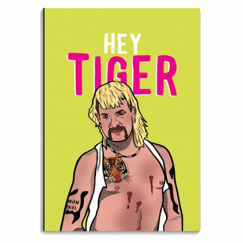 Hey Tiger - personalised A4, A5, A6 notebook by Niomi Fogden