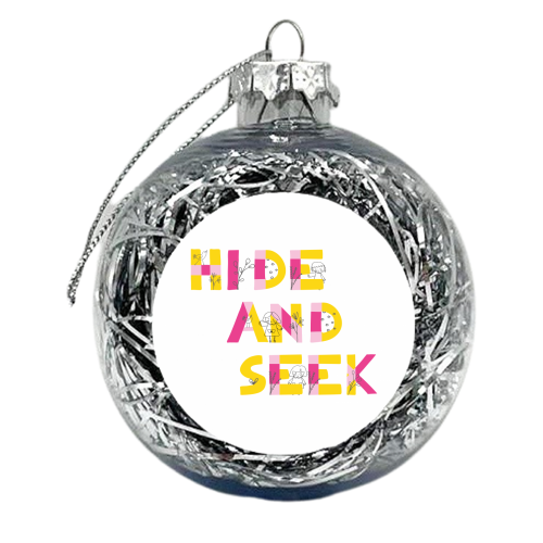 Hide & Seek  - xmas bauble by Sarah Price