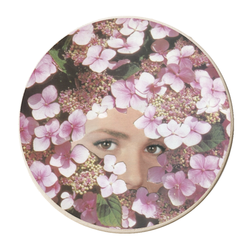 Hiding place - personalised beer coaster by Maya Land