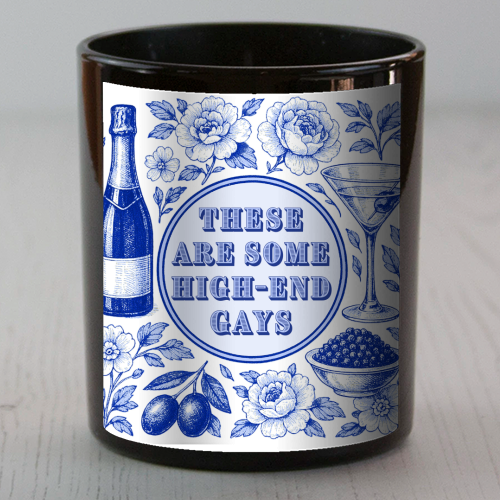 High-end Gays - scented candle by Lilly Rose