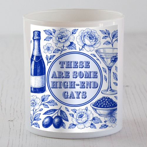 High-end Gays - scented candle by Lilly Rose